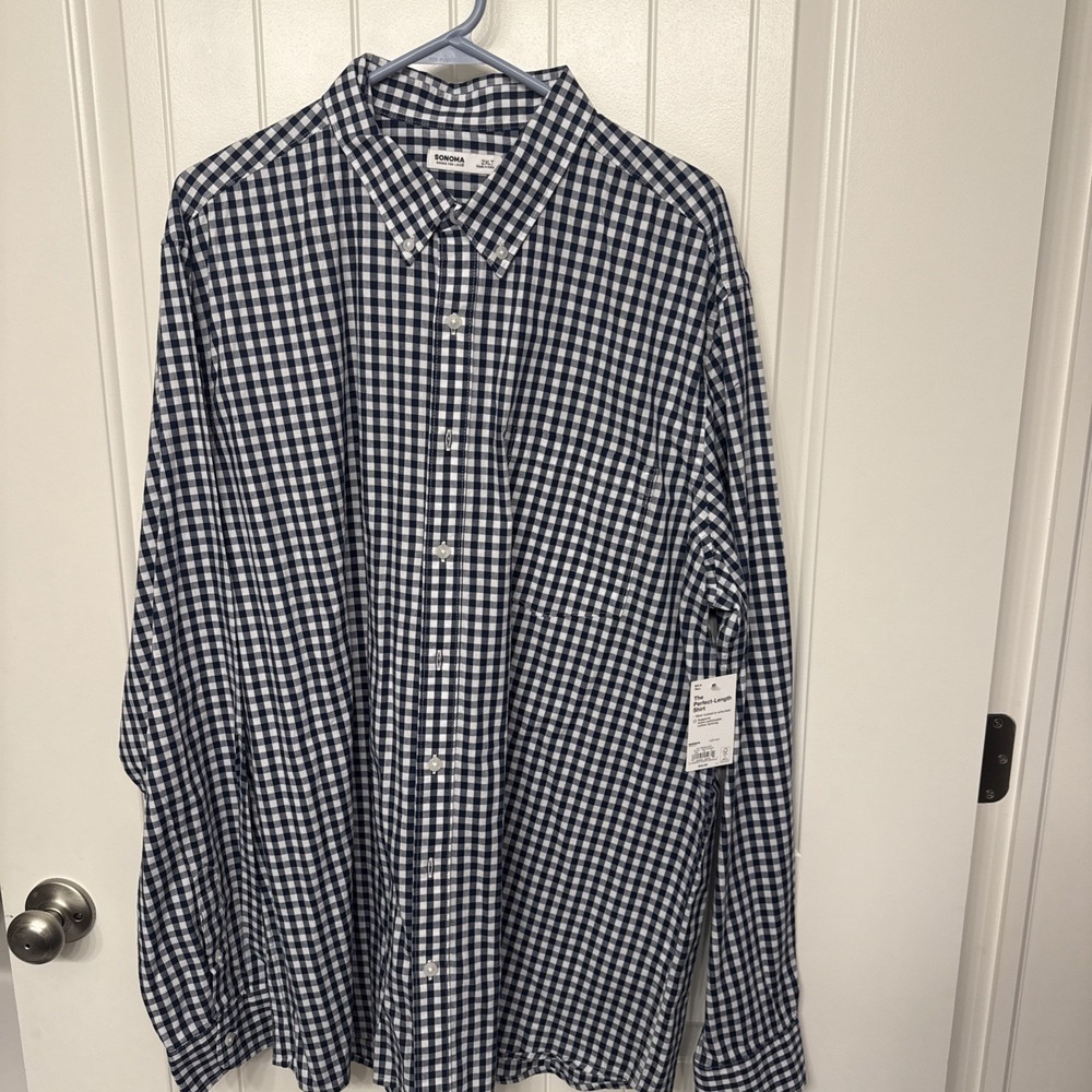 Sonoma Brand The Perfect Length Men's Big And Tall Dress Shirt NWT